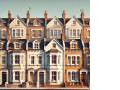 Old residential houses thumb image - read about non-resident landlords and renting outstanding